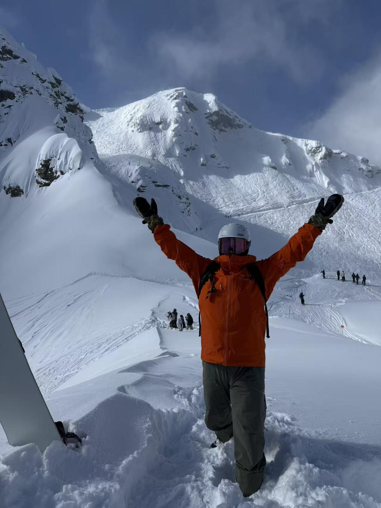 Snowboarding at Revelstoke